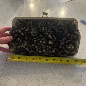 Patricia Nash Leather Clutch